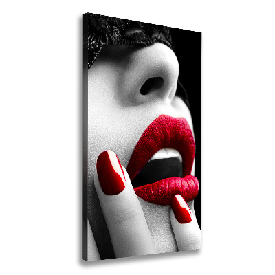 Verticale canvasfoto Kanten masker