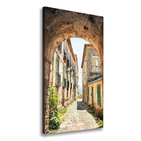 Verticale foto op canvas Italiaanse straten