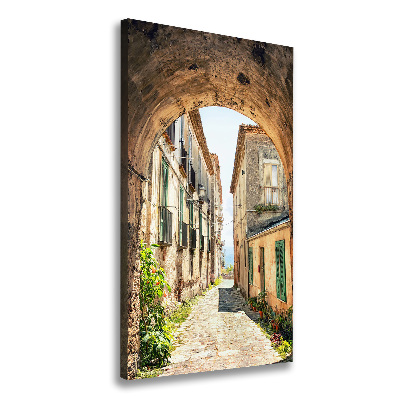 Verticale foto op canvas Italiaanse straten