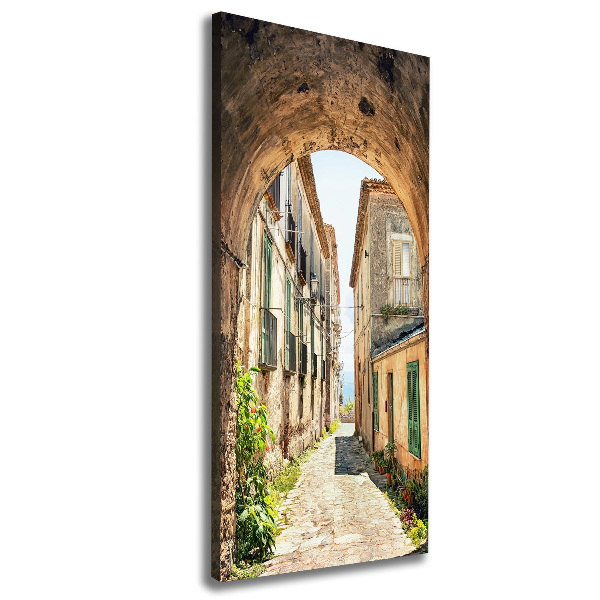 Verticale foto op canvas Italiaanse straten