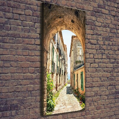 Verticale foto op canvas Italiaanse straten
