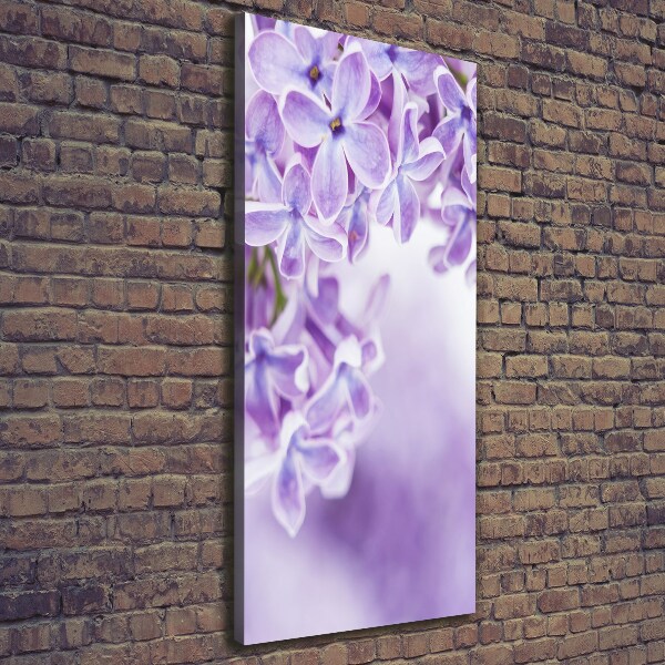 Verticale canvasfoto Seringbloemen