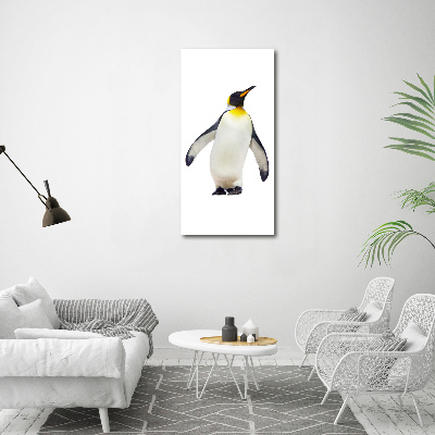 Verticaal canvasschilderij Pinguïn