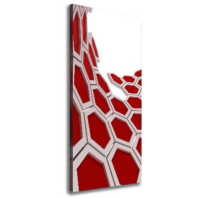 Verticale foto op canvas 3D-abstractie