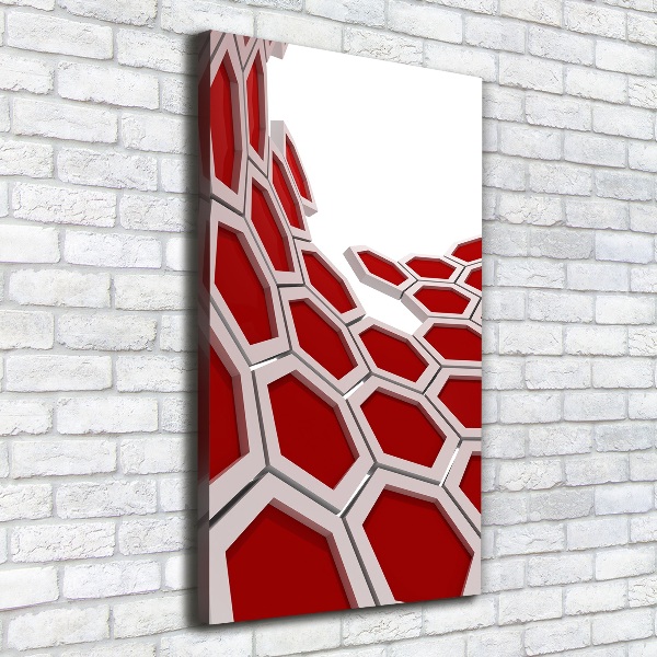 Verticale foto op canvas 3D-abstractie