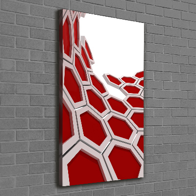Verticale foto op canvas 3D-abstractie