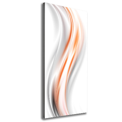 Verticaal schilderij op canvas Abstracte golven