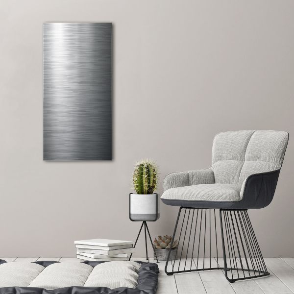 Verticale foto op canvas Metalen achtergrond