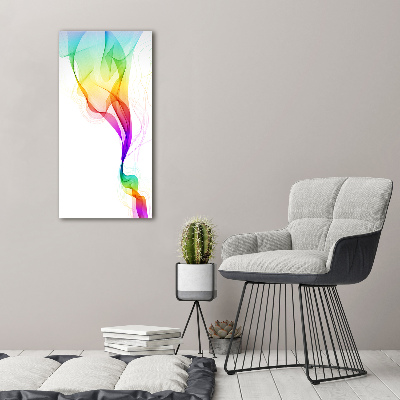 Verticaal canvasschilderij Kleurrijke abstractie