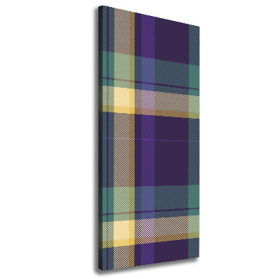 Verticale foto op canvas Geruite textuur