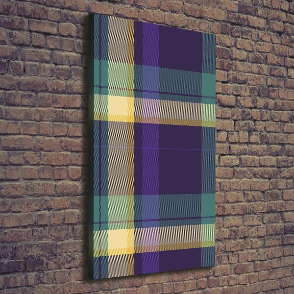 Verticale foto op canvas Geruite textuur