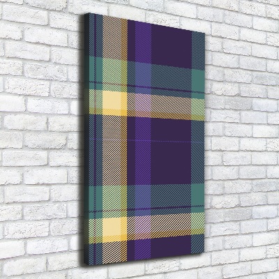 Verticale foto op canvas Geruite textuur