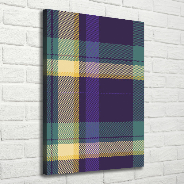 Verticale foto op canvas Geruite textuur