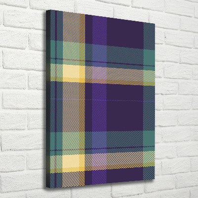 Verticale foto op canvas Geruite textuur