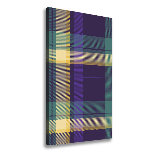 Verticale foto op canvas Geruite textuur