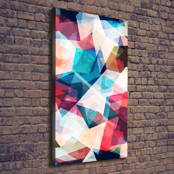 Verticale canvasfoto Abstracte mozaïek