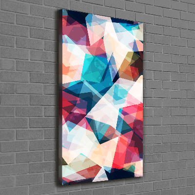 Verticale canvasfoto Abstracte mozaïek