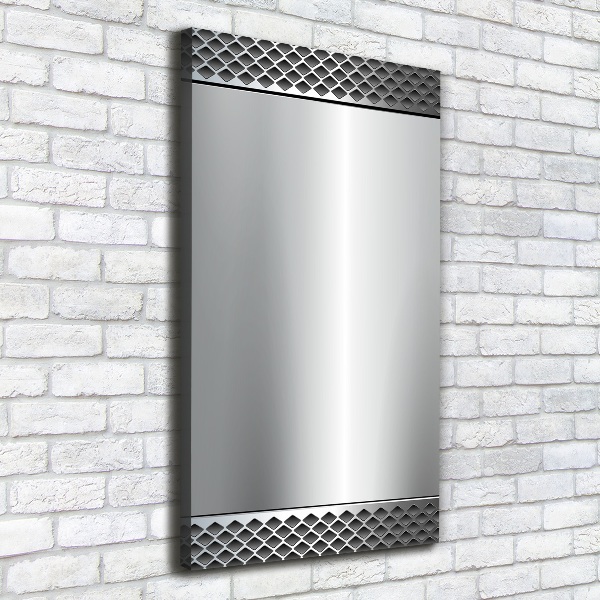 Verticale canvasfoto Metalen achtergrond
