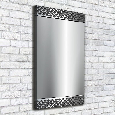 Verticale canvasfoto Metalen achtergrond