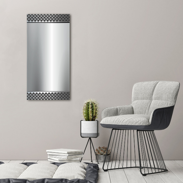 Verticale canvasfoto Metalen achtergrond