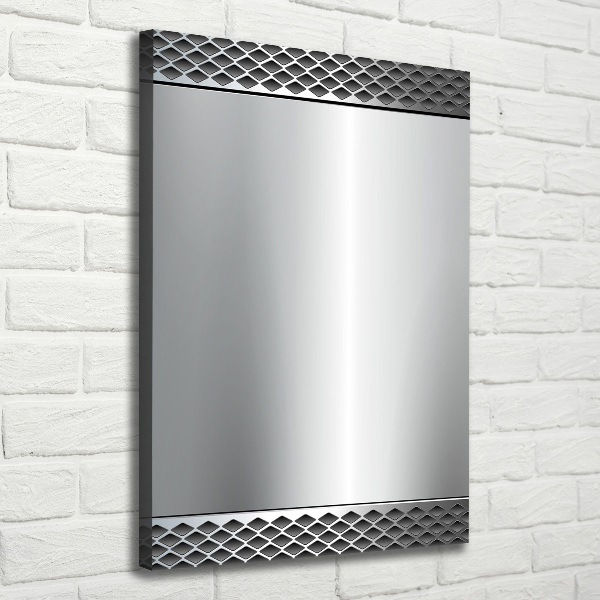 Verticale canvasfoto Metalen achtergrond
