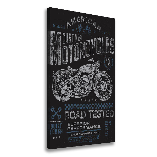 Verticale foto op canvas Automobiel