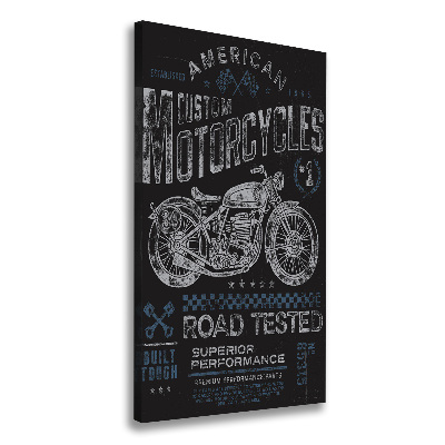 Verticale foto op canvas Automobiel