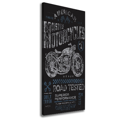 Verticale foto op canvas Automobiel