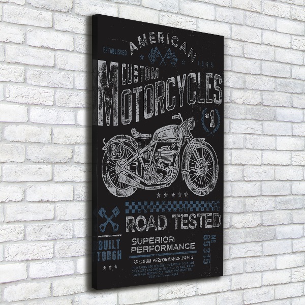 Verticale foto op canvas Automobiel