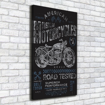 Verticale foto op canvas Automobiel