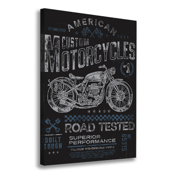 Verticale foto op canvas Automobiel