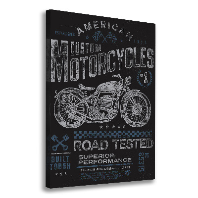 Verticale foto op canvas Automobiel