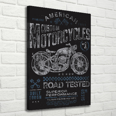 Verticale foto op canvas Automobiel