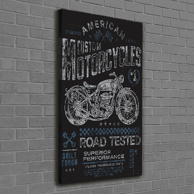 Verticale foto op canvas Automobiel