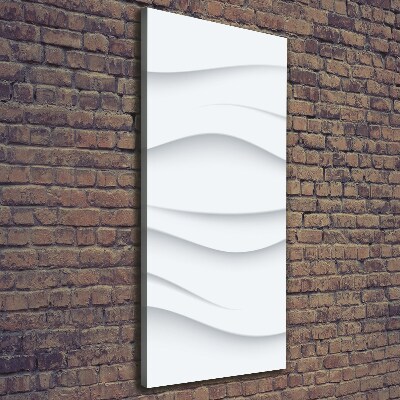 Verticaal schilderij op canvas Abstracte golven