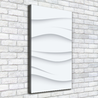 Verticaal schilderij op canvas Abstracte golven