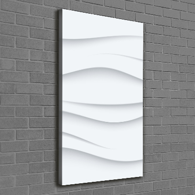 Verticaal schilderij op canvas Abstracte golven
