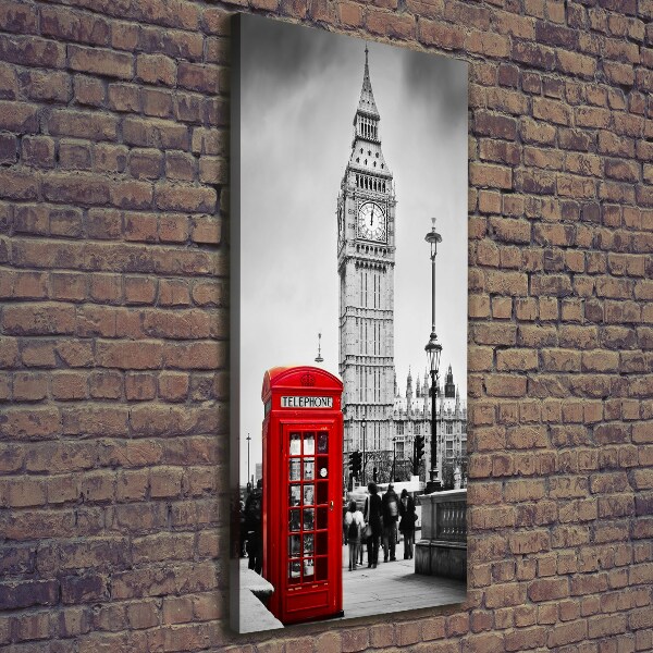 Verticale foto op canvas Big Ben Londen