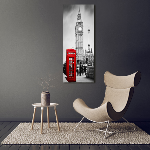Verticale foto op canvas Big Ben Londen