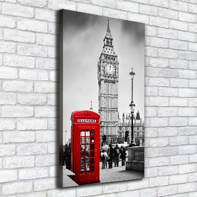 Verticale foto op canvas Big Ben Londen