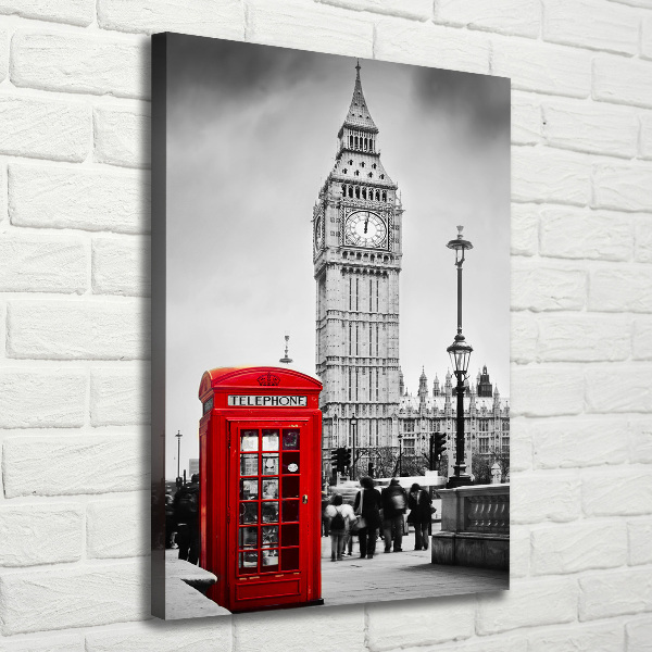 Verticale foto op canvas Big Ben Londen