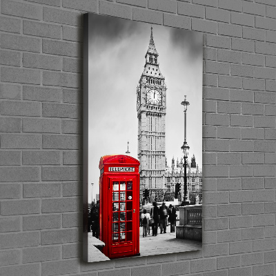 Verticale foto op canvas Big Ben Londen