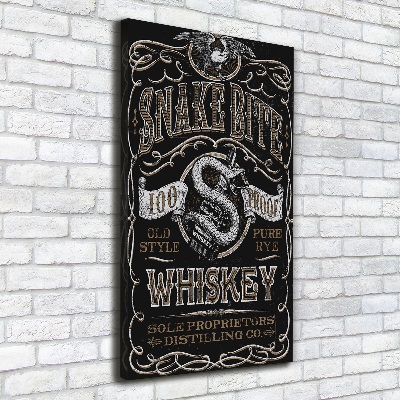 Verticale canvasfoto Whisky