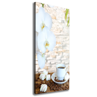 Verticale foto op canvas Een kopje koffie