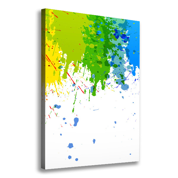 Verticale canvasfoto Abstracte regenboog