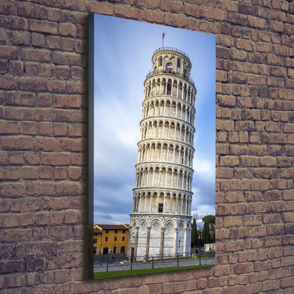 Verticale canvasfoto Scheve Toren van Pisa