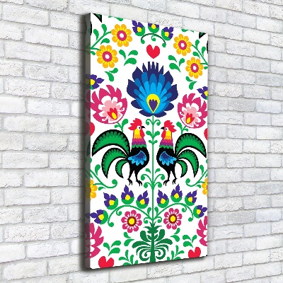 Verticaal canvasschilderij Etnisch patroon