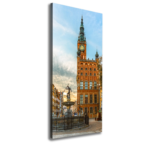 Verticaal canvasschilderij Gdansk, Polen
