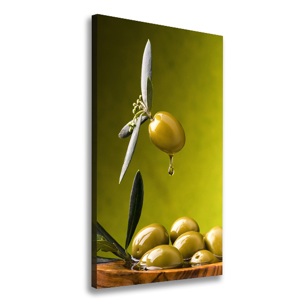 Verticale foto op canvas Olijfolie