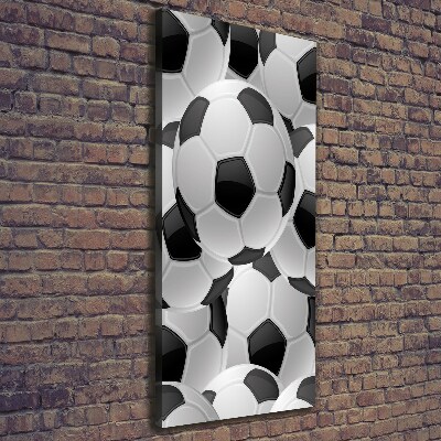 Verticaal schilderij op canvas Voetbal